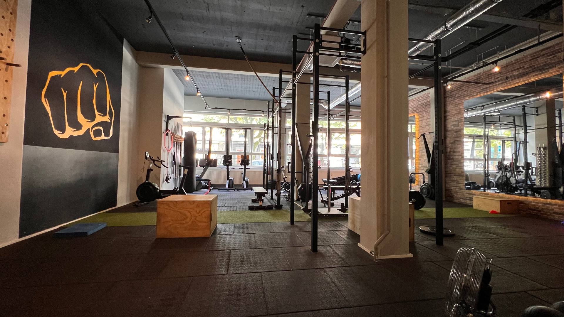 Trainingsruimte van Functional Performance aan de Wijnhaven, Rotterdam Centrum